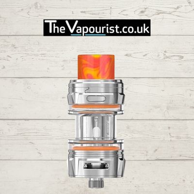 High-performance vape tank with vibrant drip tip from The Vapourist
