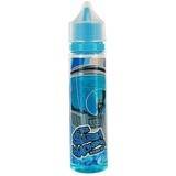 The Slush Machine Blue Slush 50ml vape juice bottle featuring vibrant blue liquid for a sweet and icy experience in vaporizers.
