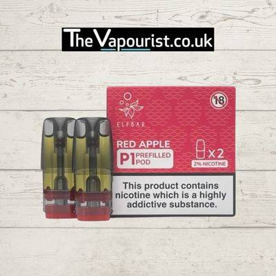 ELFBAR P1 Prefilled Pods Red Apple