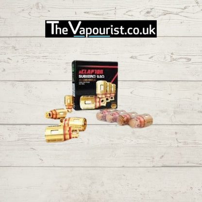 Clapton Subzero 0.5Ω coils for DTL vaping, offering rich flavour and dense vapour, ideal for advanced vaporizers and e-cigarette tanks.