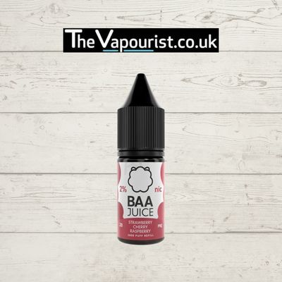 Baa Juice Salts Strawberry Cherry Raspberry