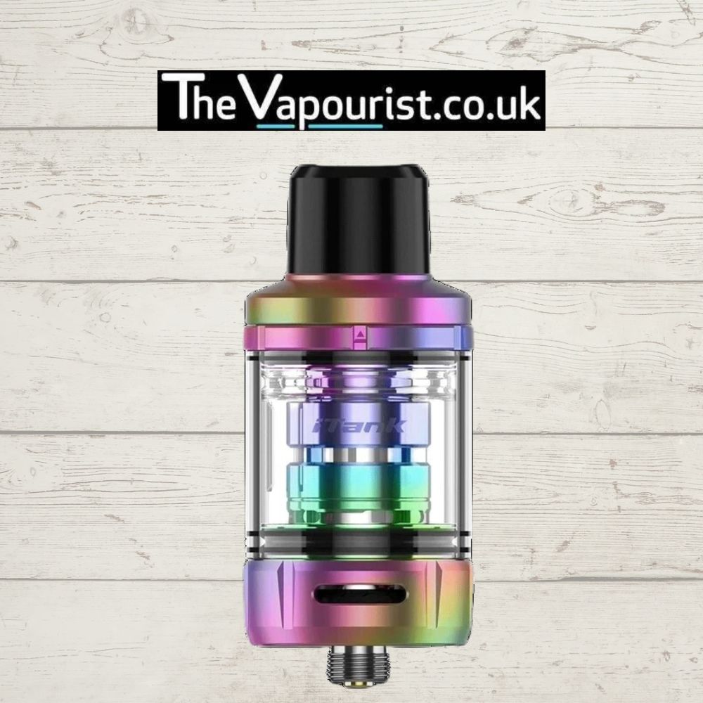 Vaporesso Itank rainbow edition vape tank with GTI coil compatibility, offering smooth airflow and high eliquid capacity for sub ohm vaping.