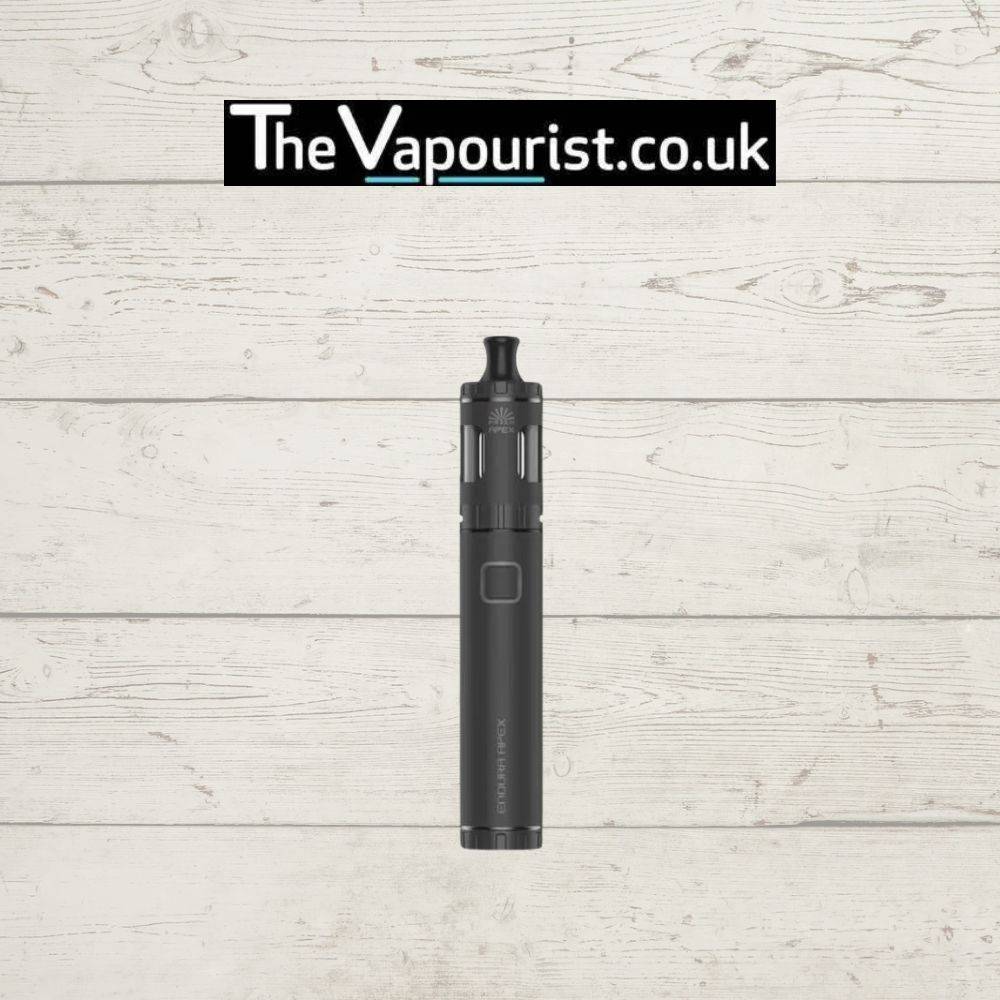 Black Innokin Endura Apex Kit compact and easy-to-use mouth-to-lung device, perfect for smooth MTL vaping experience.