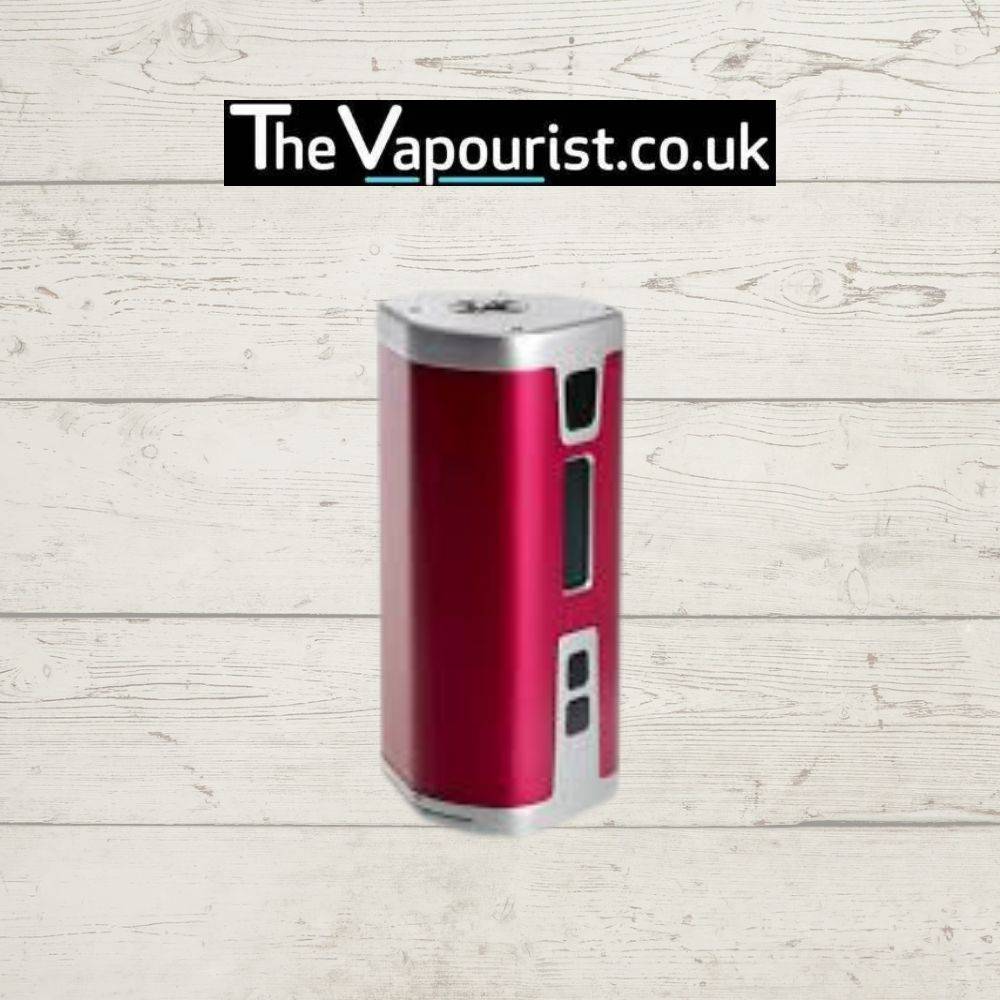 Red Sigelei Wehe 218 Mod with silver accents, designed for advanced users seeking power and style in a dual 18650 battery vaporizer.