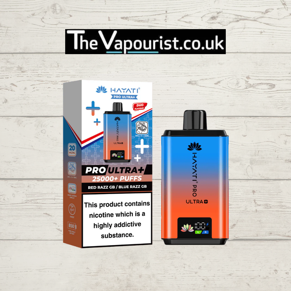 Hayati Pro Ultra 25K Kit - Red Razz GB / Blue Razz GB