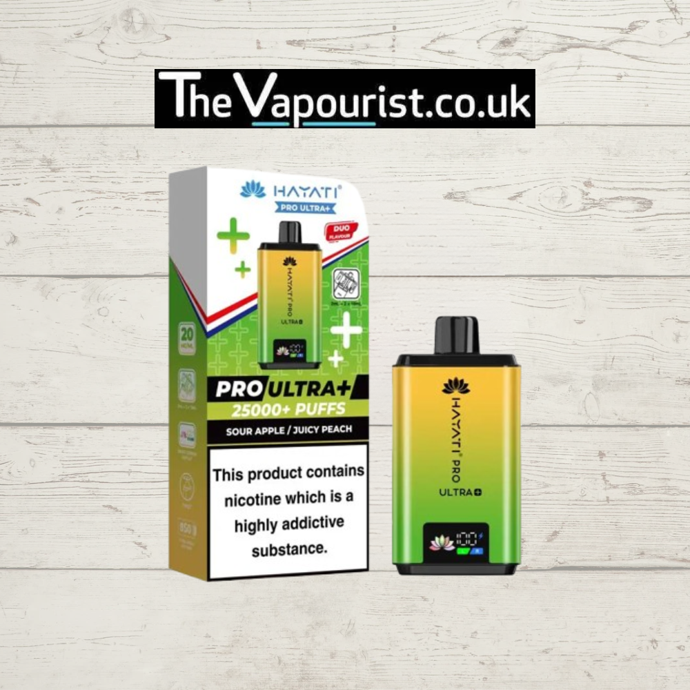 Hayati Pro Ultra 25K Kit - Sour Apple / Juicy Peach