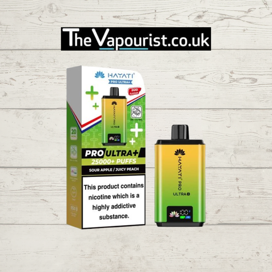Hayati Pro Ultra 25K Kit - Sour Apple / Juicy Peach