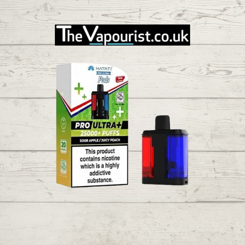 Hayati Pro Ultra 25K Replacement Pods - Sour Apple / Juicy Peach