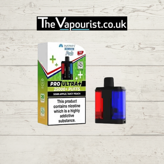Hayati Pro Ultra 25K Replacement Pods - Sour Apple / Juicy Peach