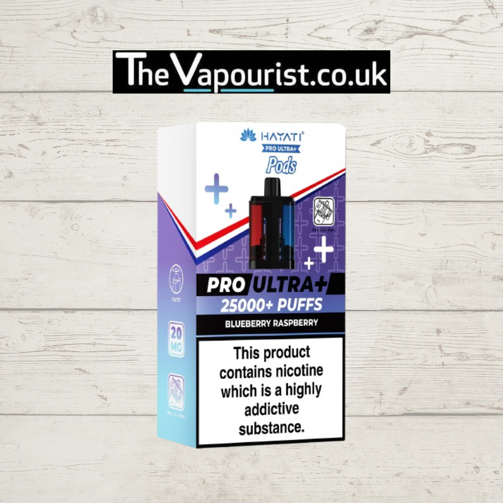 Hayati Pro Ultra 25K Replacement Pods - Blueberry Raspberry