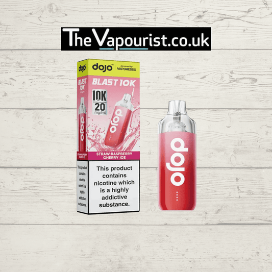 Vaporesso Dojo Blast 10k Pre Filled Pod Kit Strawberry Raspberry Cherry