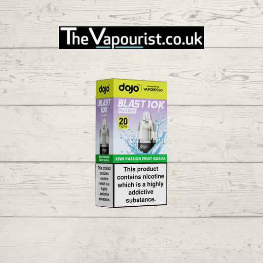 Vaporesso Dojo Blast 10k Pre Filled Pod Kiwi Passionfruit Guava
