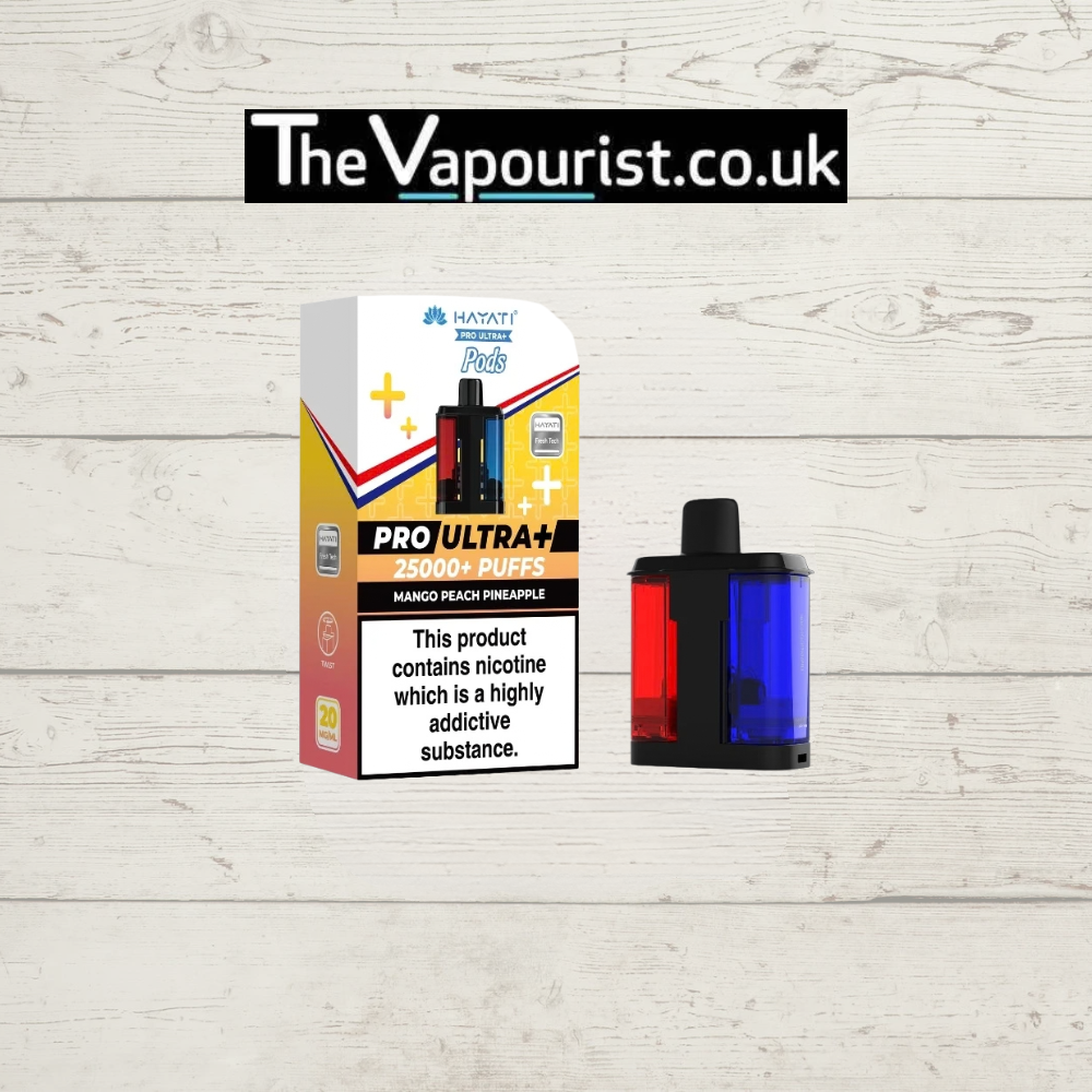 Hayati Pro Ultra 25K Replacement Pods - Mango Peach Pineapple