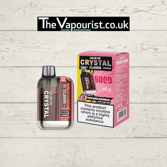 SKE Crystal CL6000 Pre Filled Pod Kit Peach Mango Watermelon